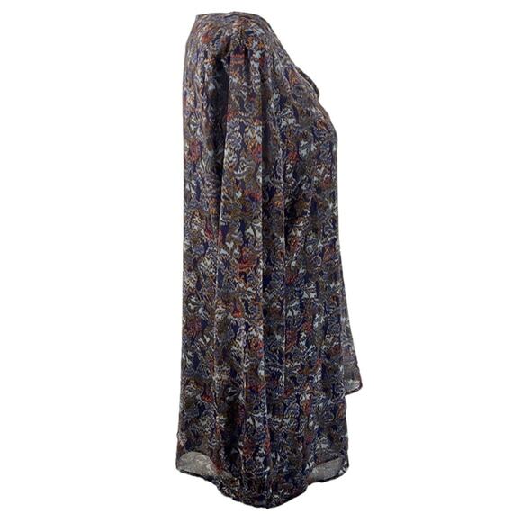 cAbi Women’s Tunic Blouse Double Layer Multicolor Abstract Size M Fall Style - Picture 3 of 12